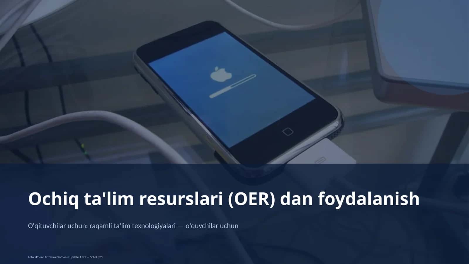 Ochiq ta'lim resurslari (OER) dan foydalanish 1