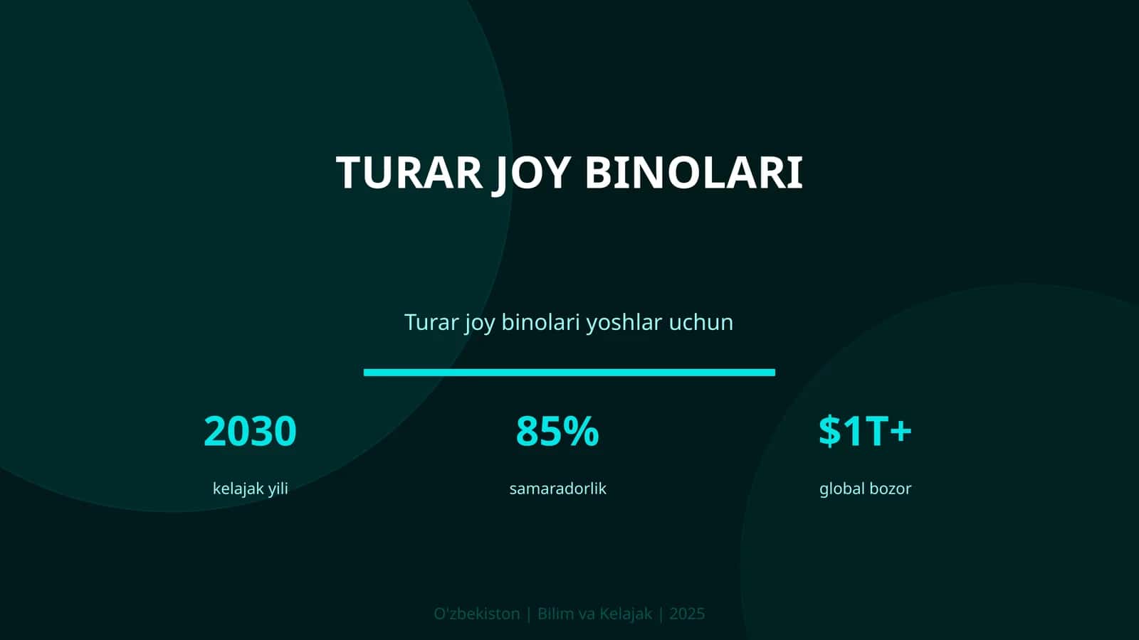 Turar joy binolari 1