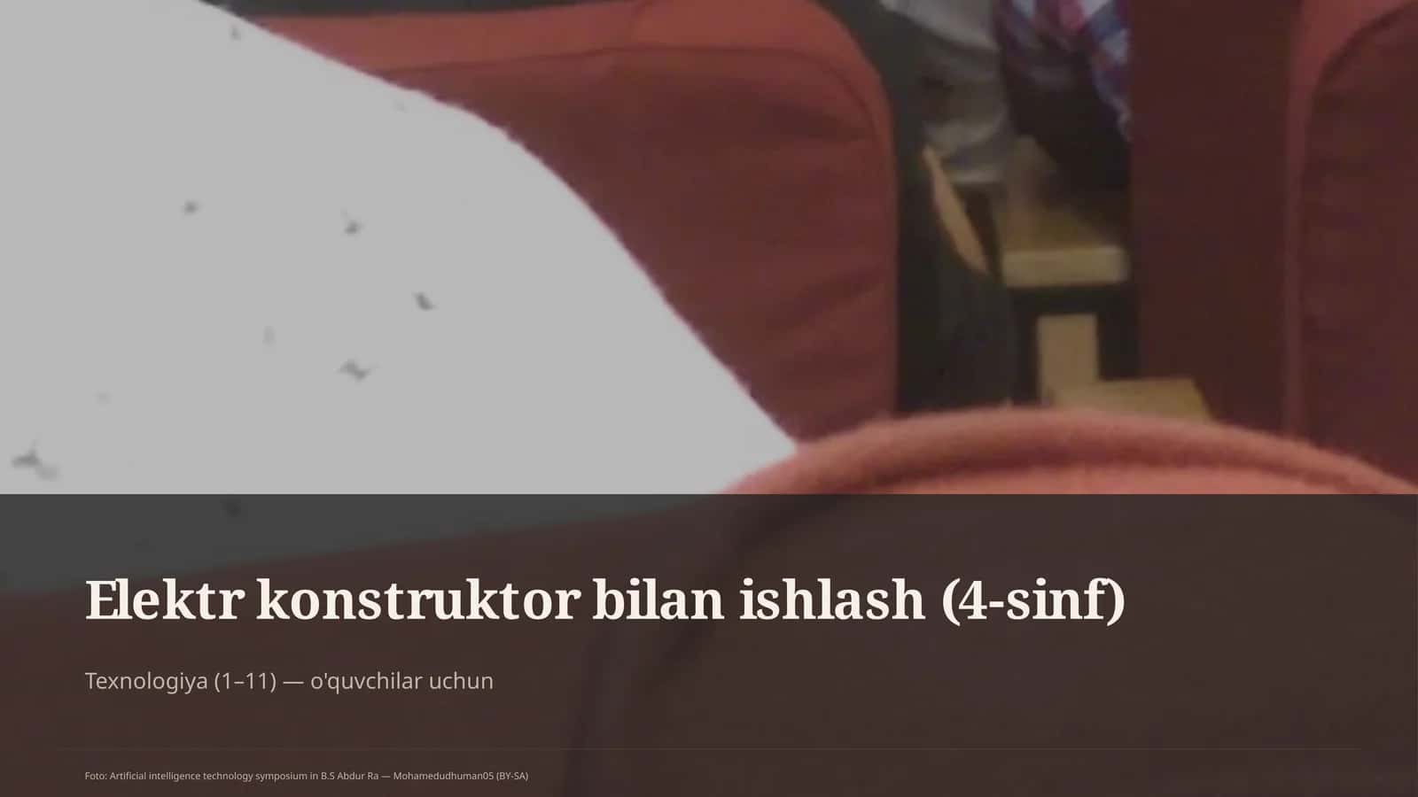 Elektr konstruktor bilan ishlash (4-sinf) 1