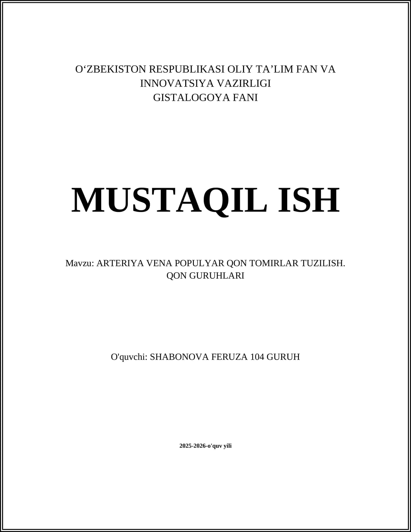 GISTALOGOYA FANI 1