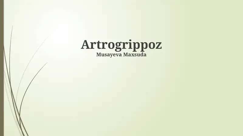 Artrogripoz 1
