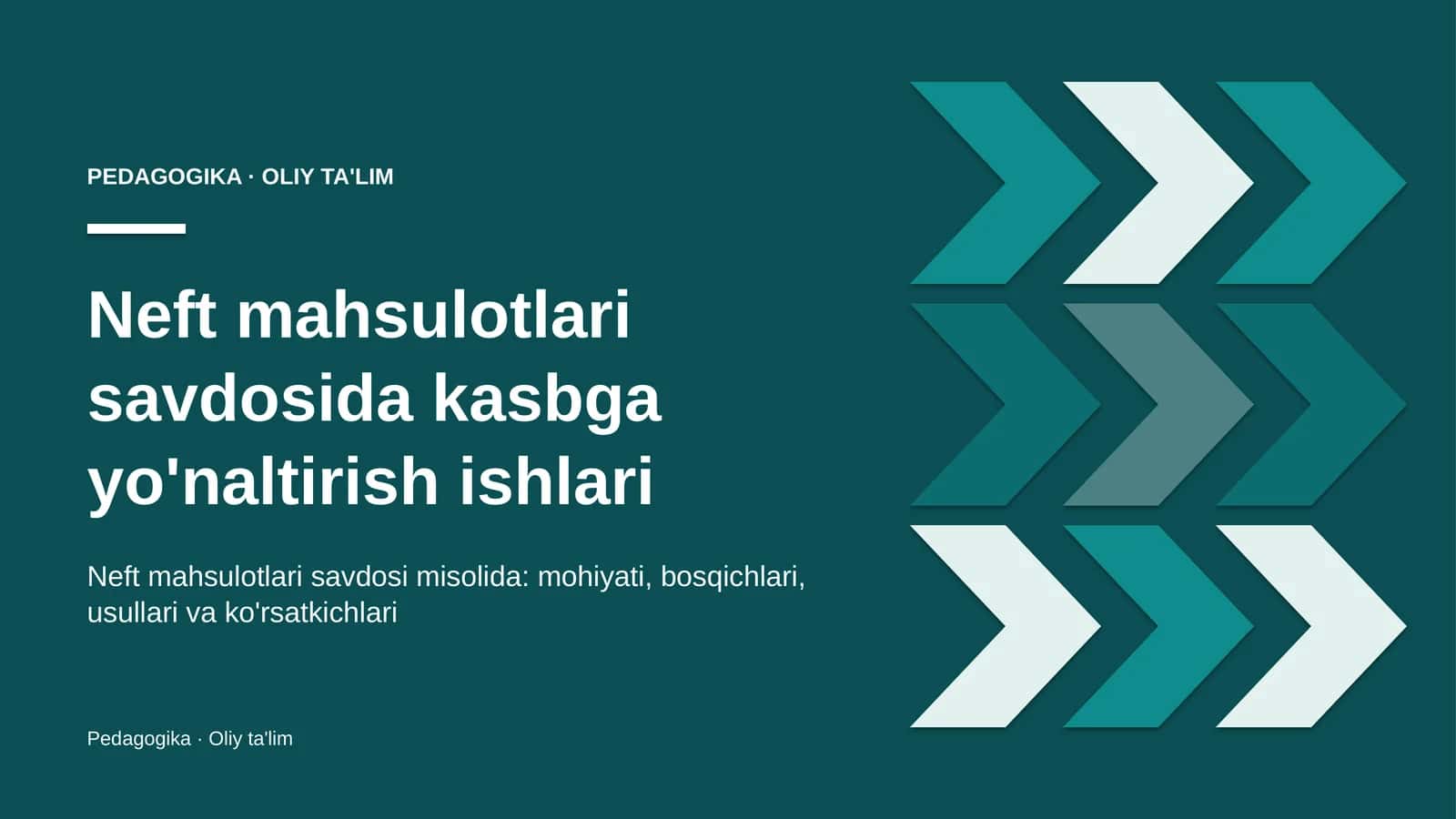 neft mahsulotlari savdosida kasbga yo'naltirish ishlari 7862 1