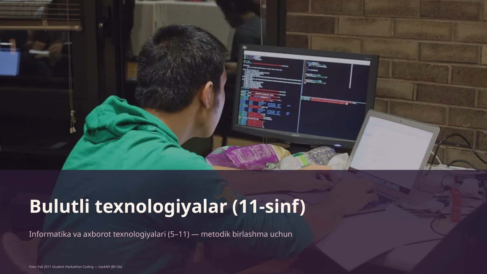 Bulutli texnologiyalar (11-sinf) 1