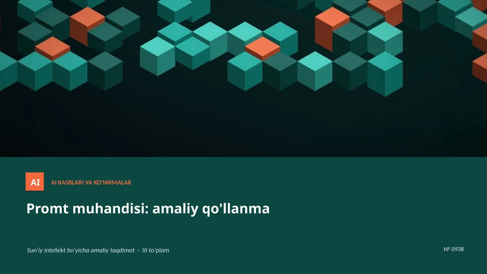 Promt muhandisi: amaliy qo'llanma 1
