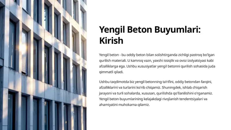 Yengil Beton Buyumlari 1