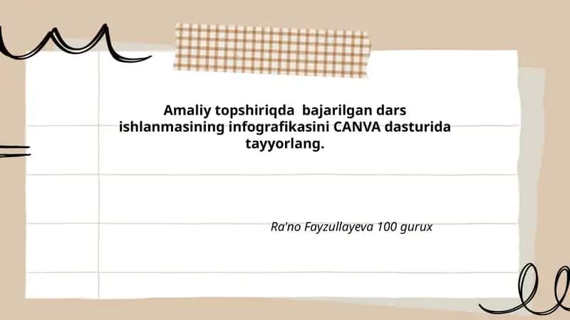 Infografika dars ishlanmasi tayyorlash 1