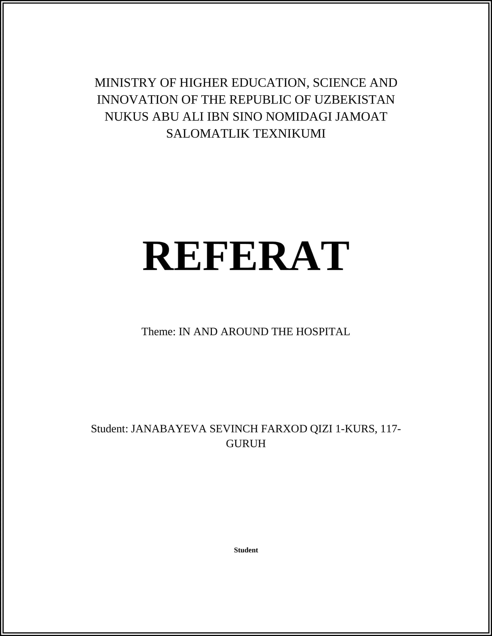 Emergency Room Operations: Facts and Figures 1