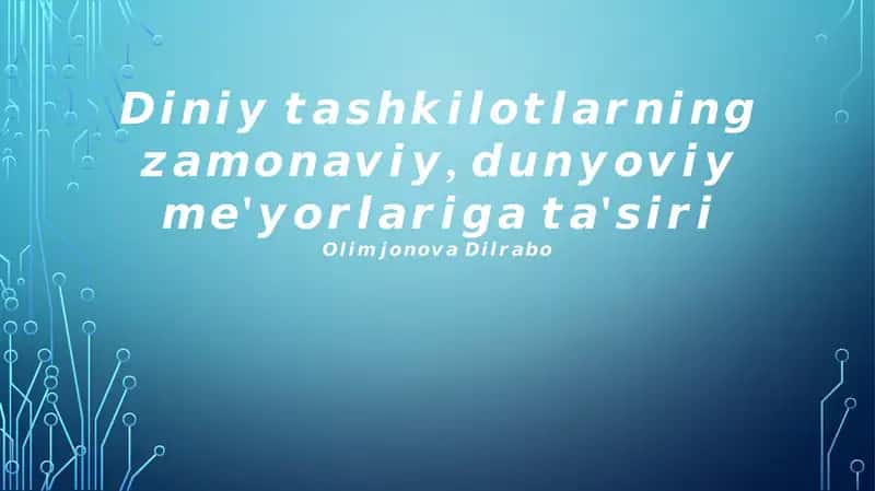 Muloqotlar 1