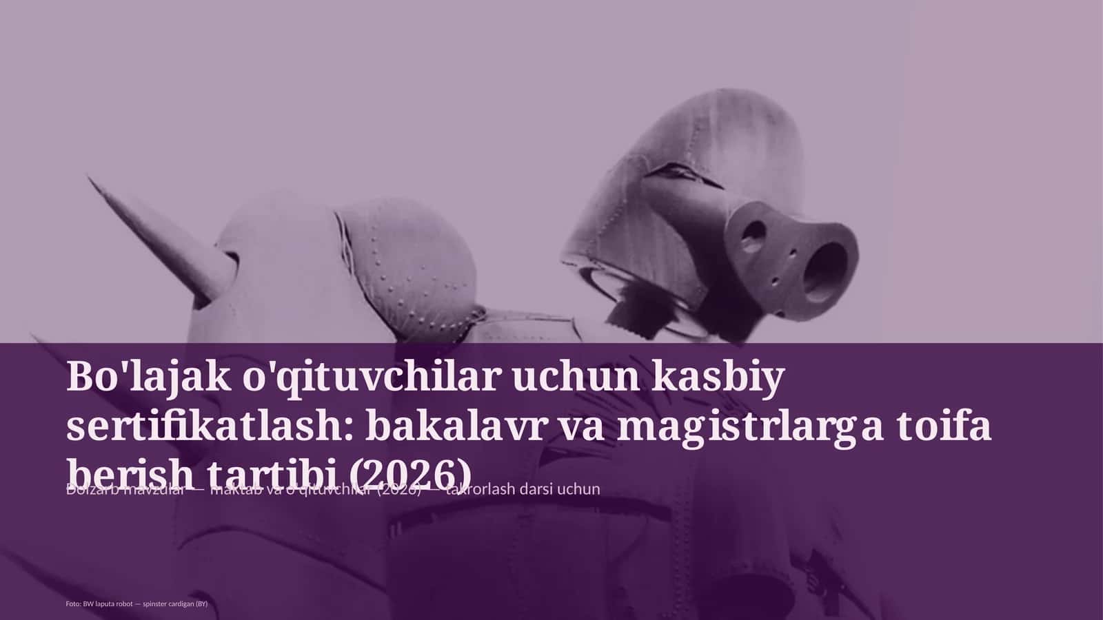 Maktab va o'qituvchilar takrorlash darsi uchun 1