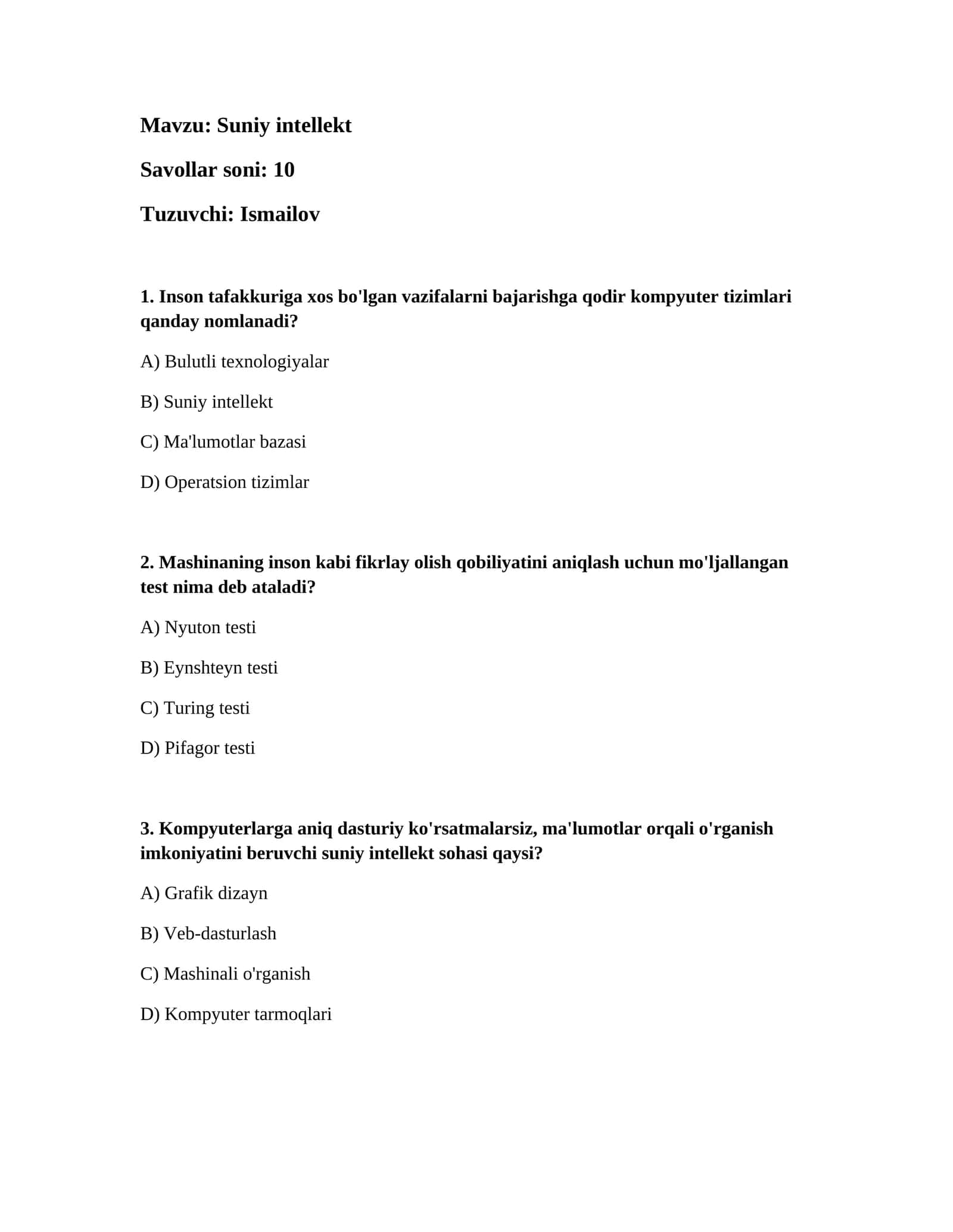 Suniy intellekt 1