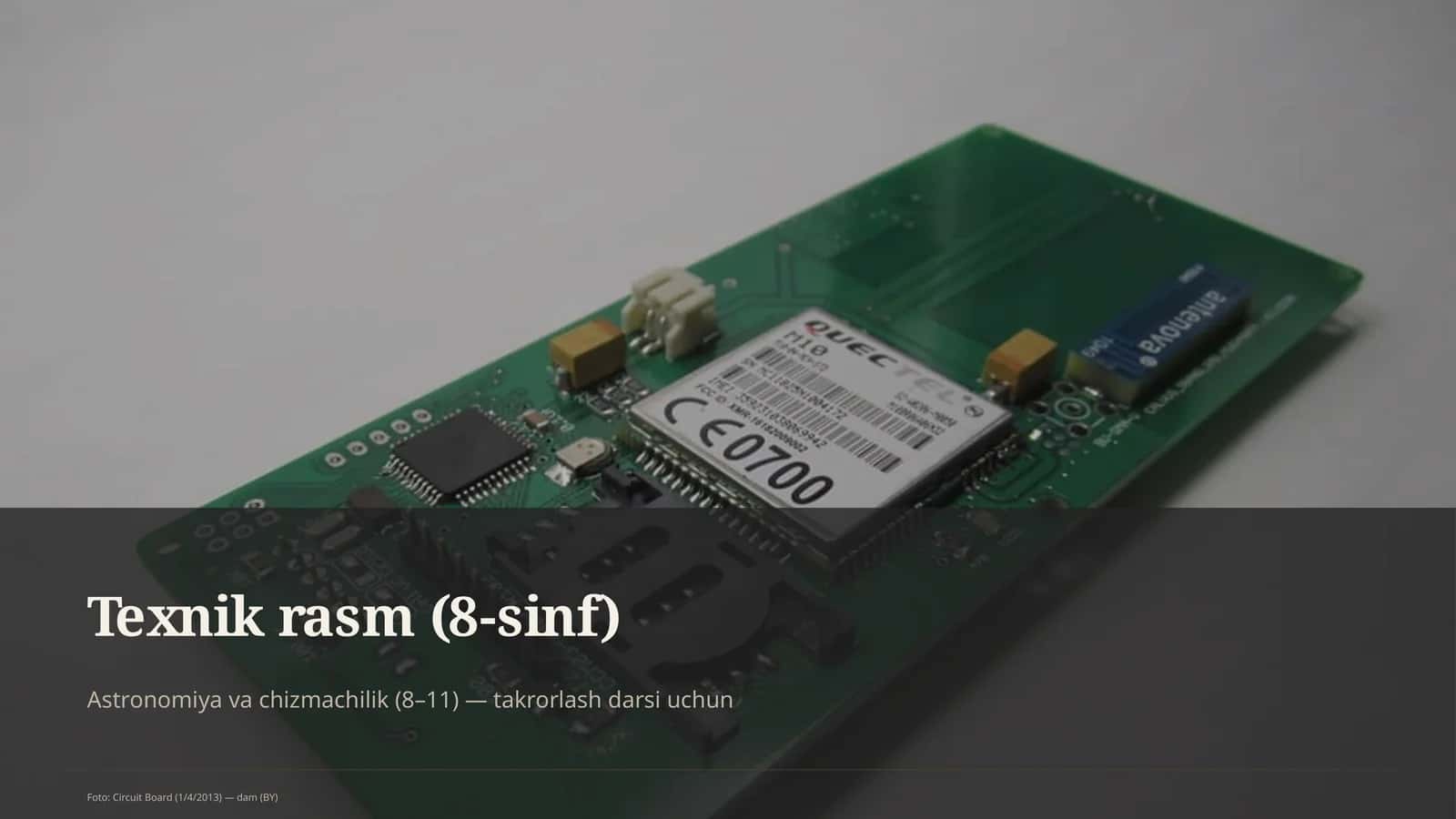 Texnik rasm (8-sinf) 1