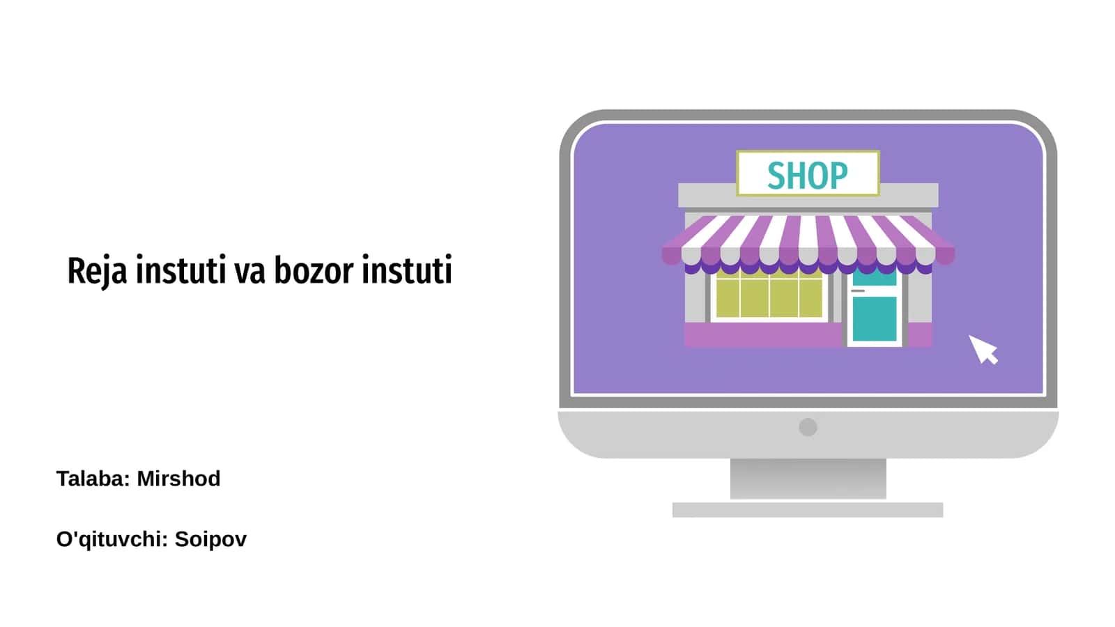 Reja instituti va bozor instuti 1