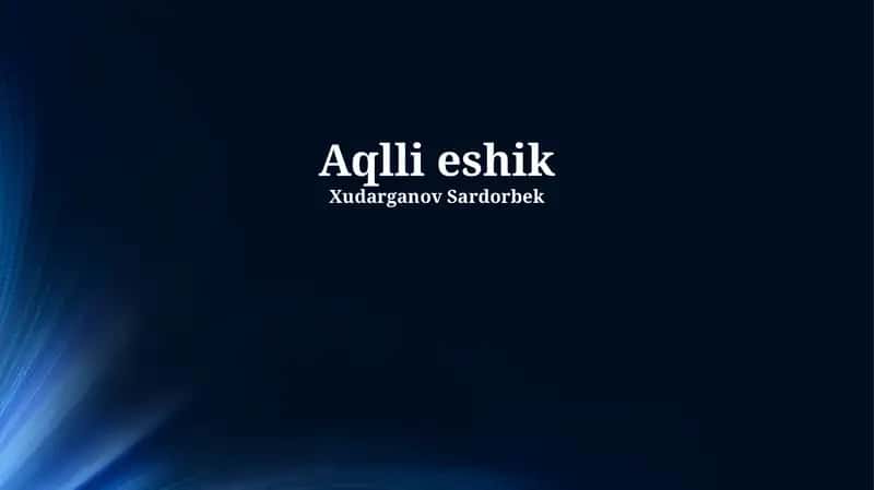 Aqlli Eshik Texnologiyalari 1