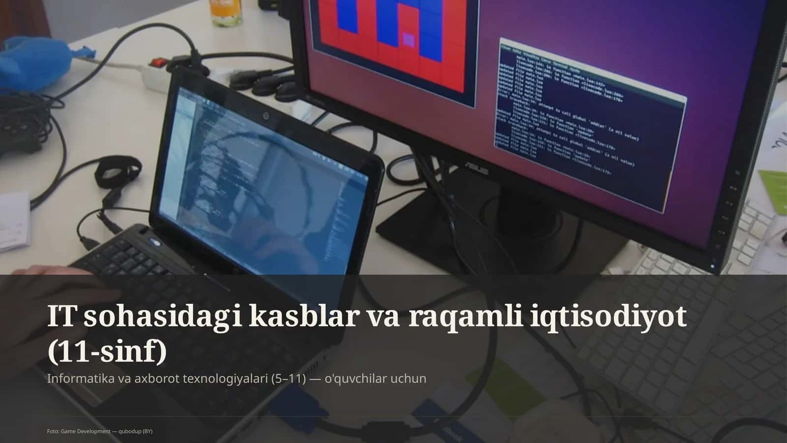 IT sohasidagi kasblar va raqamli iqtisodiyot (11-sinf) 1