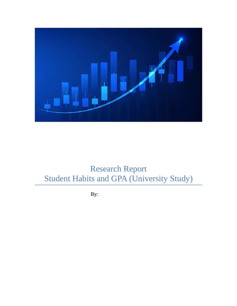 Student Habits and GPA (University Study) 1