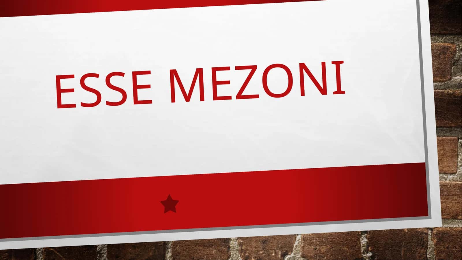 ESSE MEZONI 1