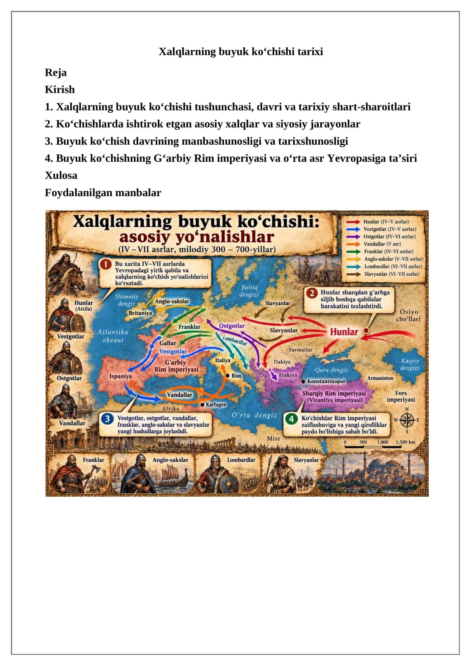 Xalqlarning buyuk ko‘chishi tarixi 1