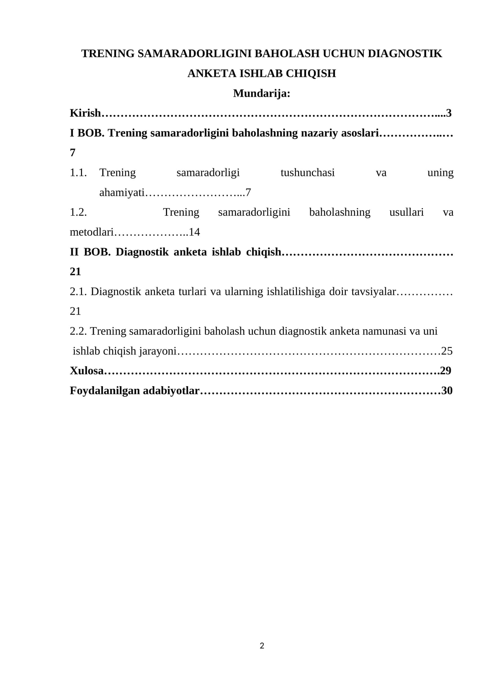 Diagnostik Anketa Ishlab Chiqish 1