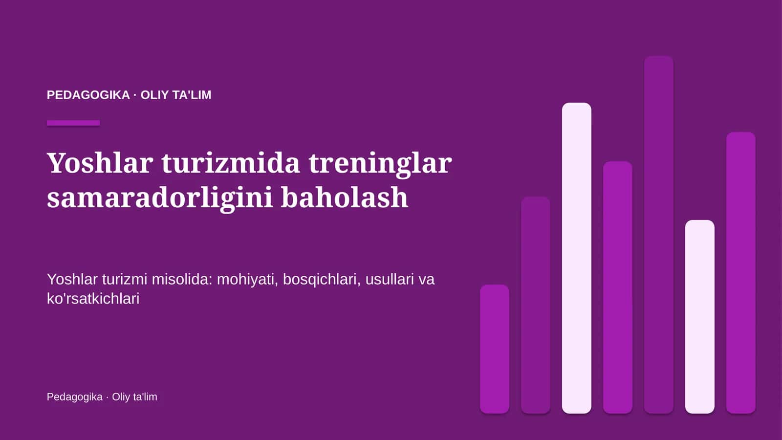 yoshlar turizmida treninglar samaradorligini baholash 6394 1