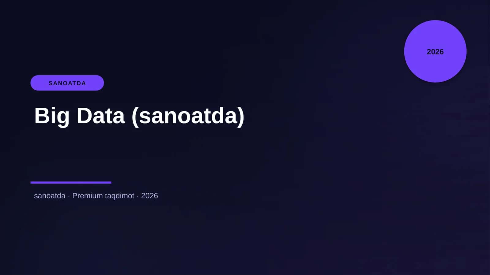 Big Data (sanoatda) 1