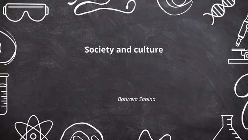 Society and culture 1