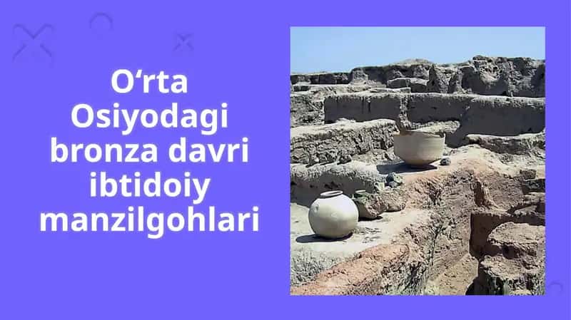 O‘rta Osiyodagi bronza davri ibtidoiy manzilgohlari 1