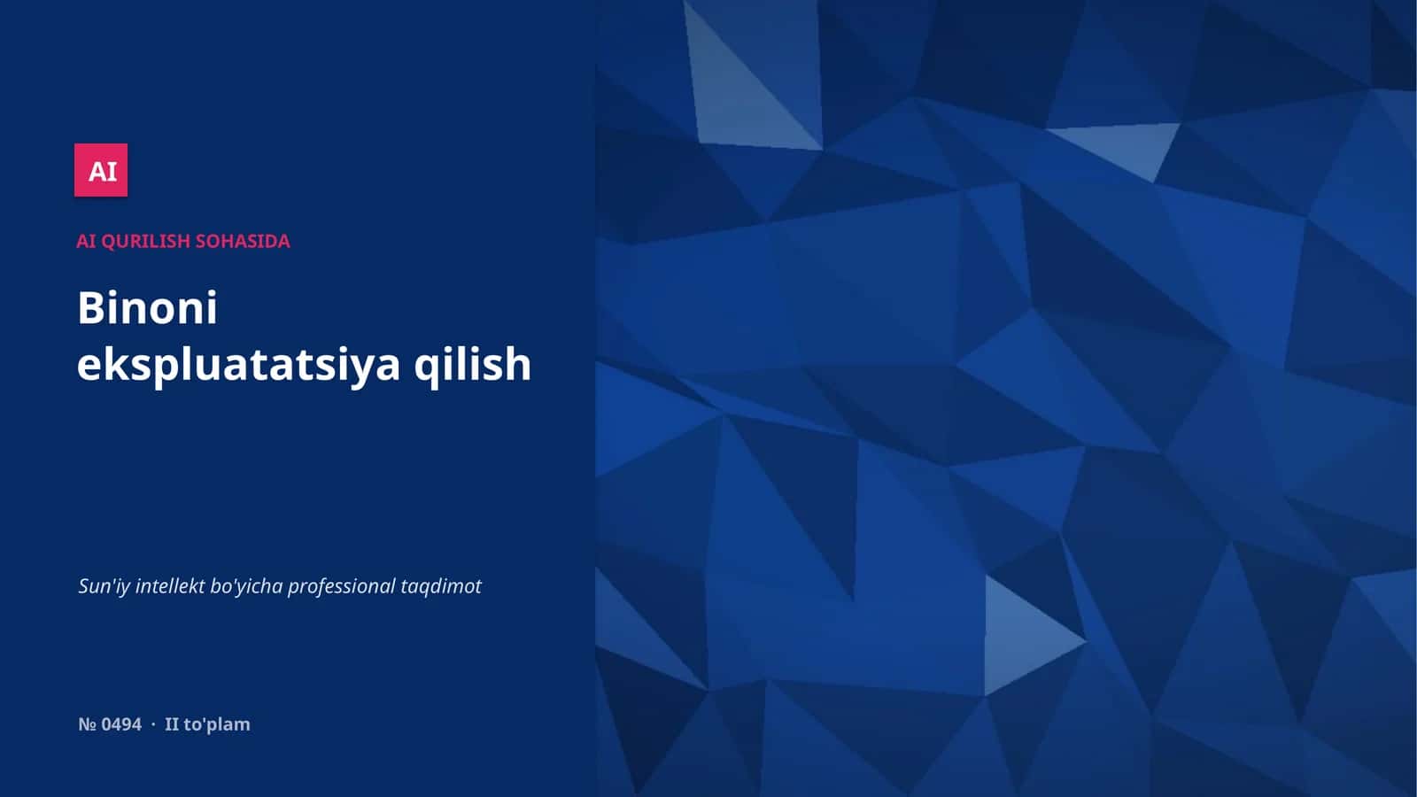 AI QURILISH SOHASIDA 1