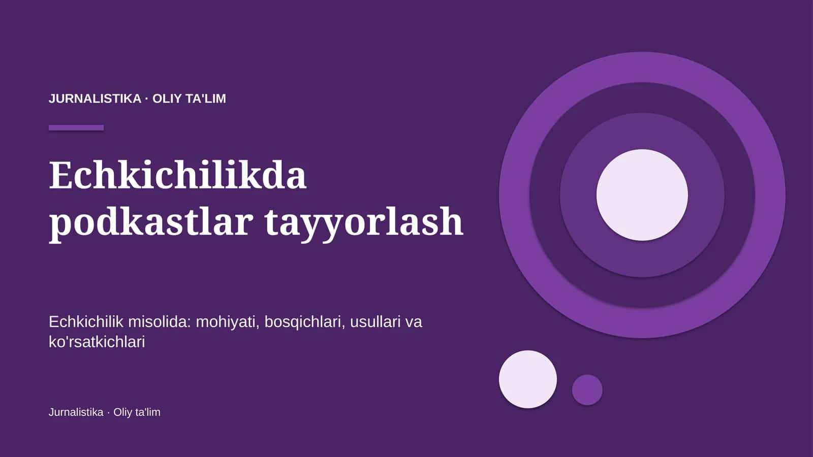 echkichilikda podkastlar tayyorlash 2322 1