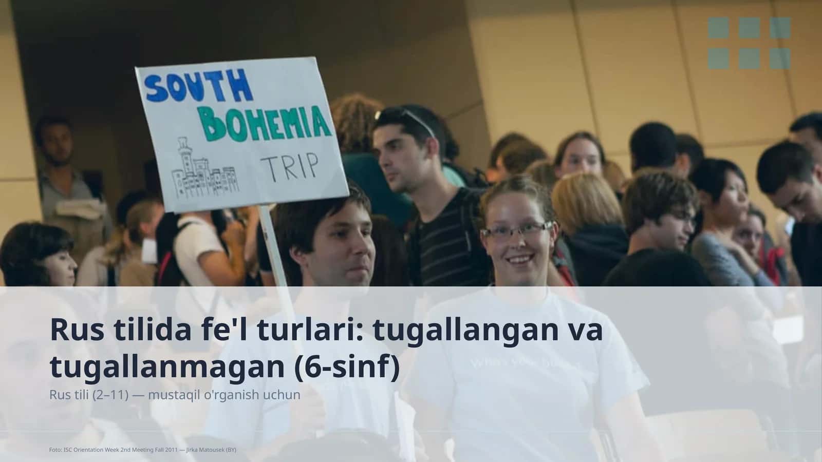 Rus tilida fe'l turlari: tugallangan va tugallanmagan (6-sinf) 1
