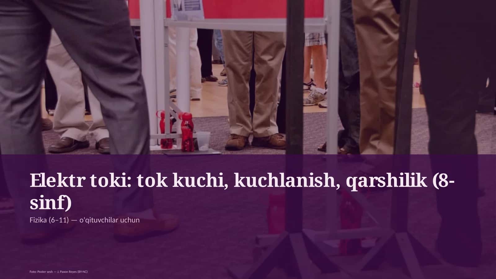 Elektr toki: tok kuchi, kuchlanish, qarshilik (8-sinf) 1
