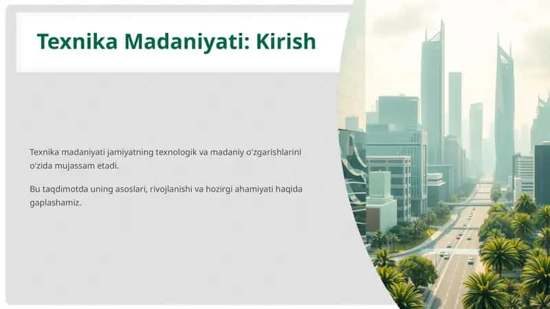 Texnika Madaniyati 1