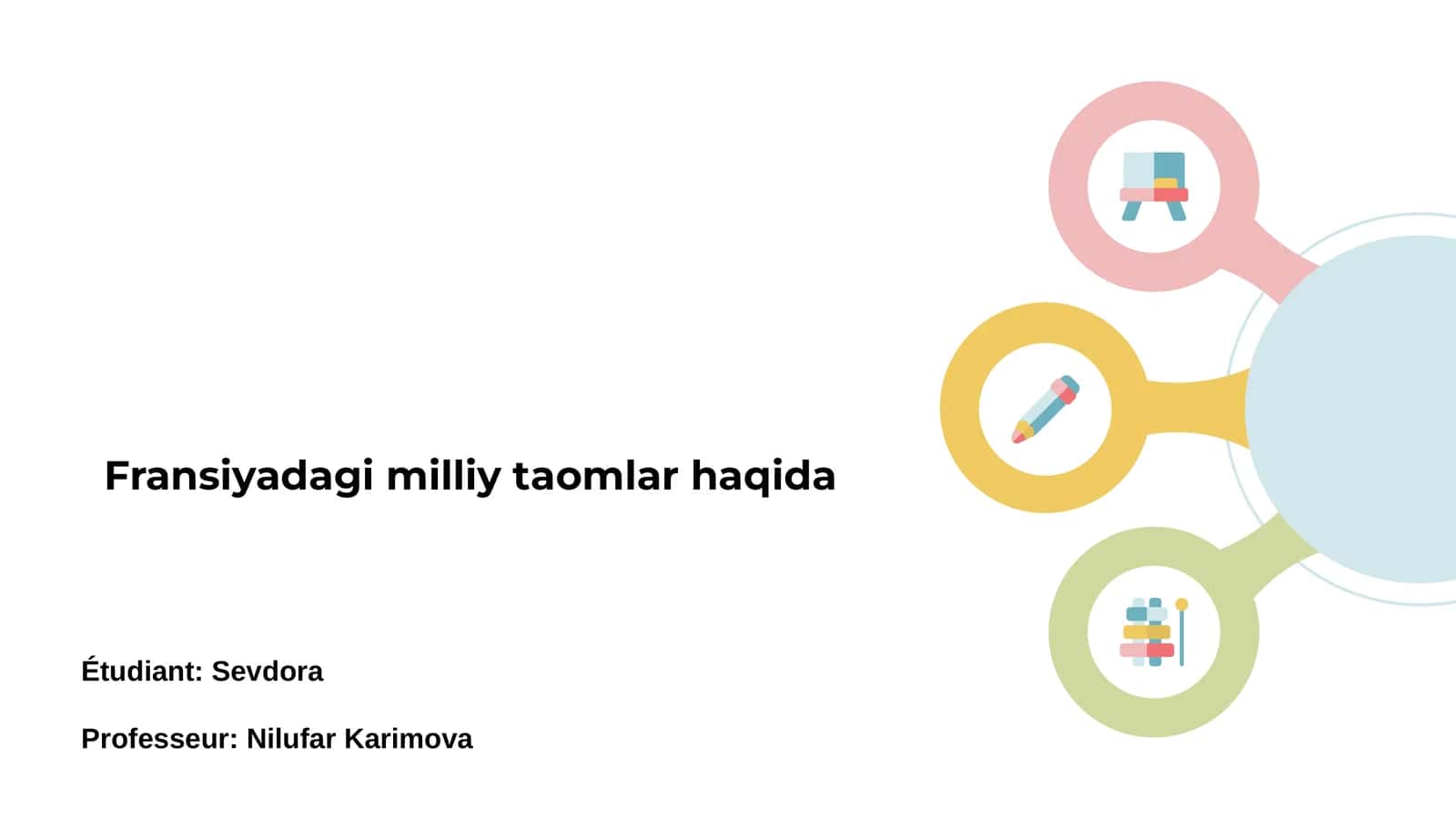 Fransiyadagi milliy taomlar haqida 1