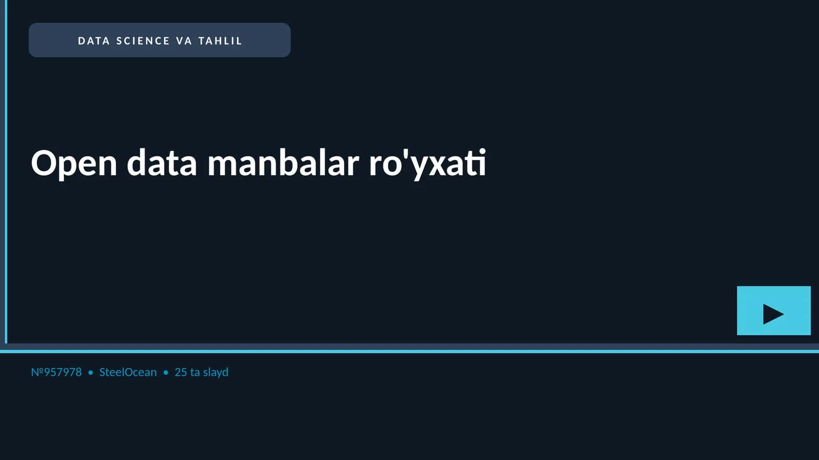 DATA SCIENCE VA TAHLIL 1