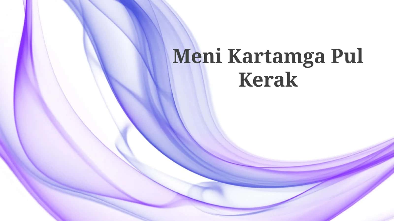 Meni Kartamga Pul Kerak 1