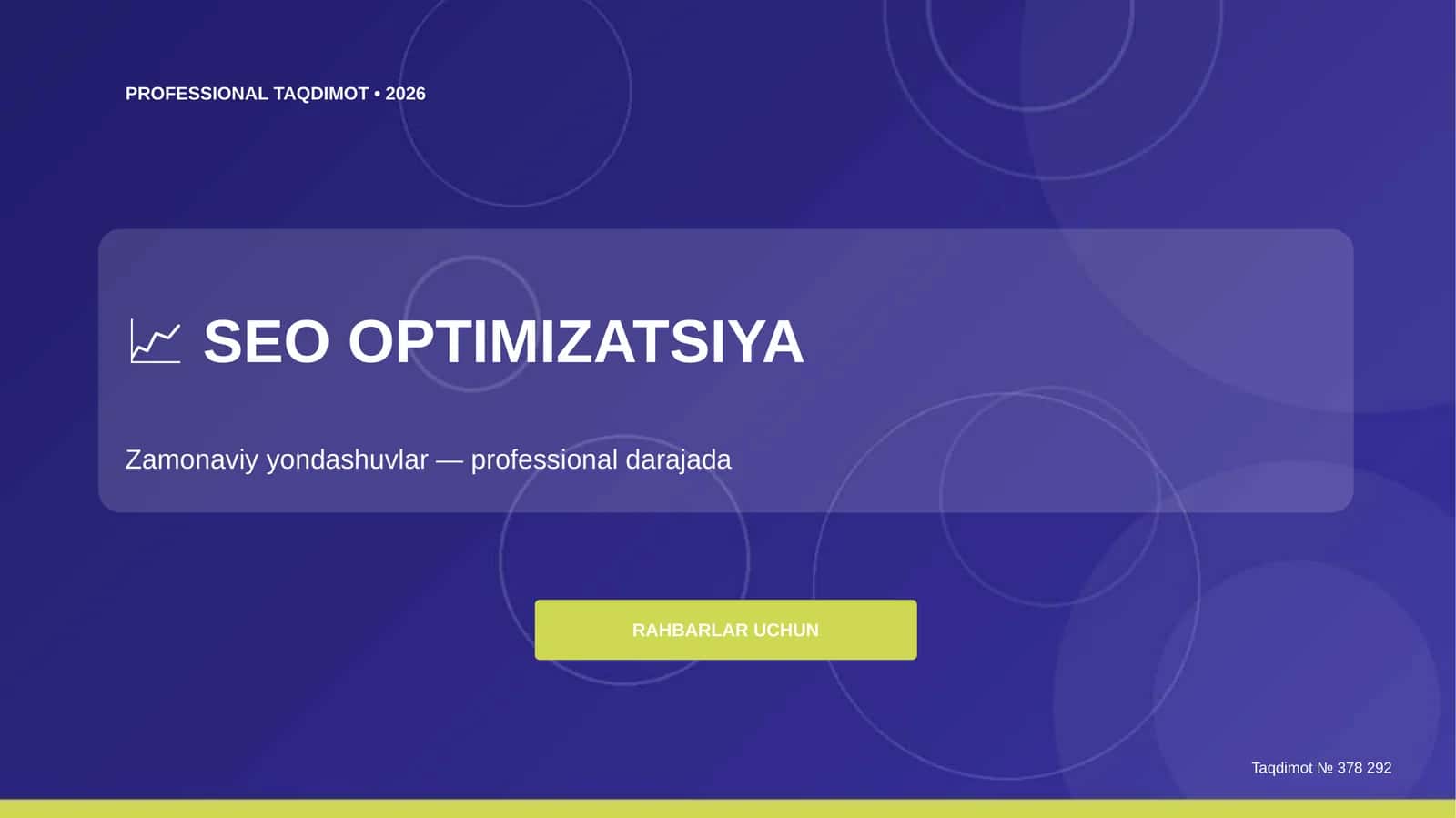 SEO OPTIMIZATSIYA 1