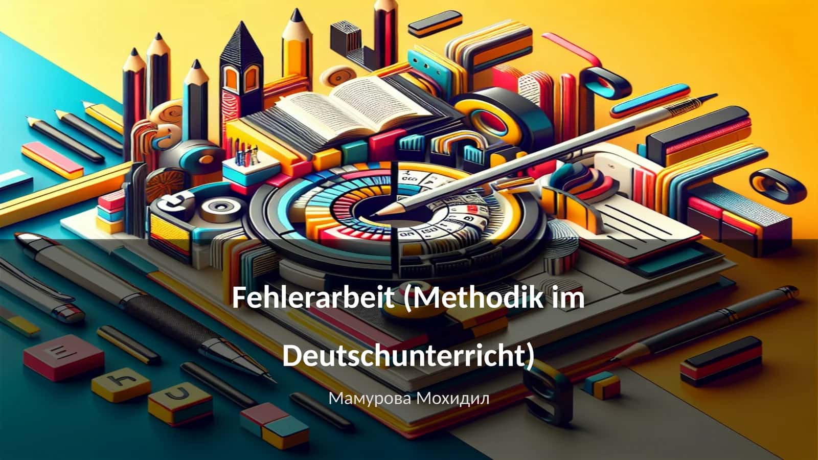 Fehlerarbeit (Methodik im Deutschunterricht) 1