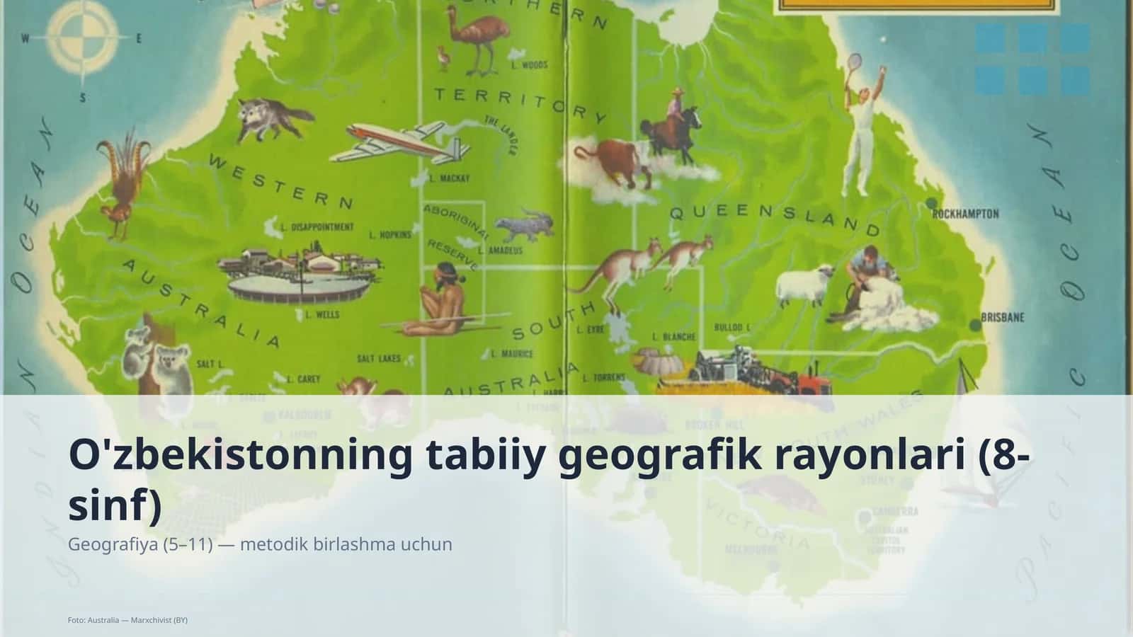 O'zbekistonning tabiiy geografik rayonlari (8-sinf) 1