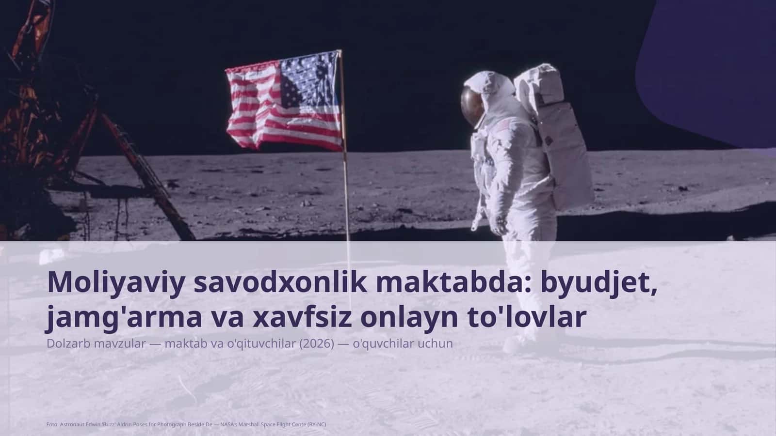 Moliyaviy savodxonlik maktabda 1