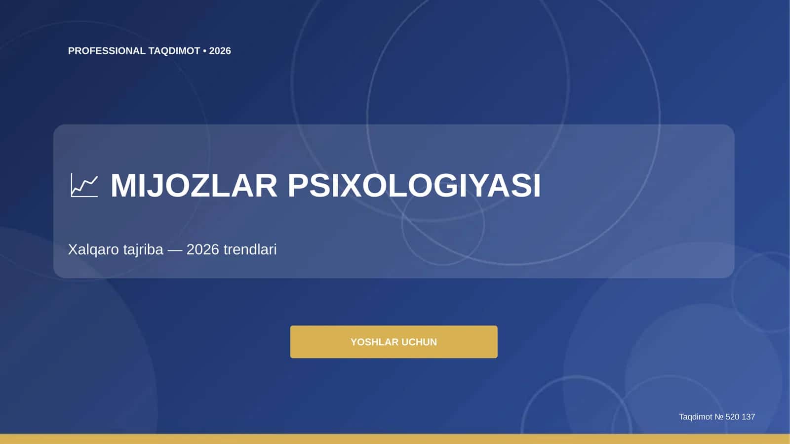 MIJOZLAR PSIXOLOGIYASI 1