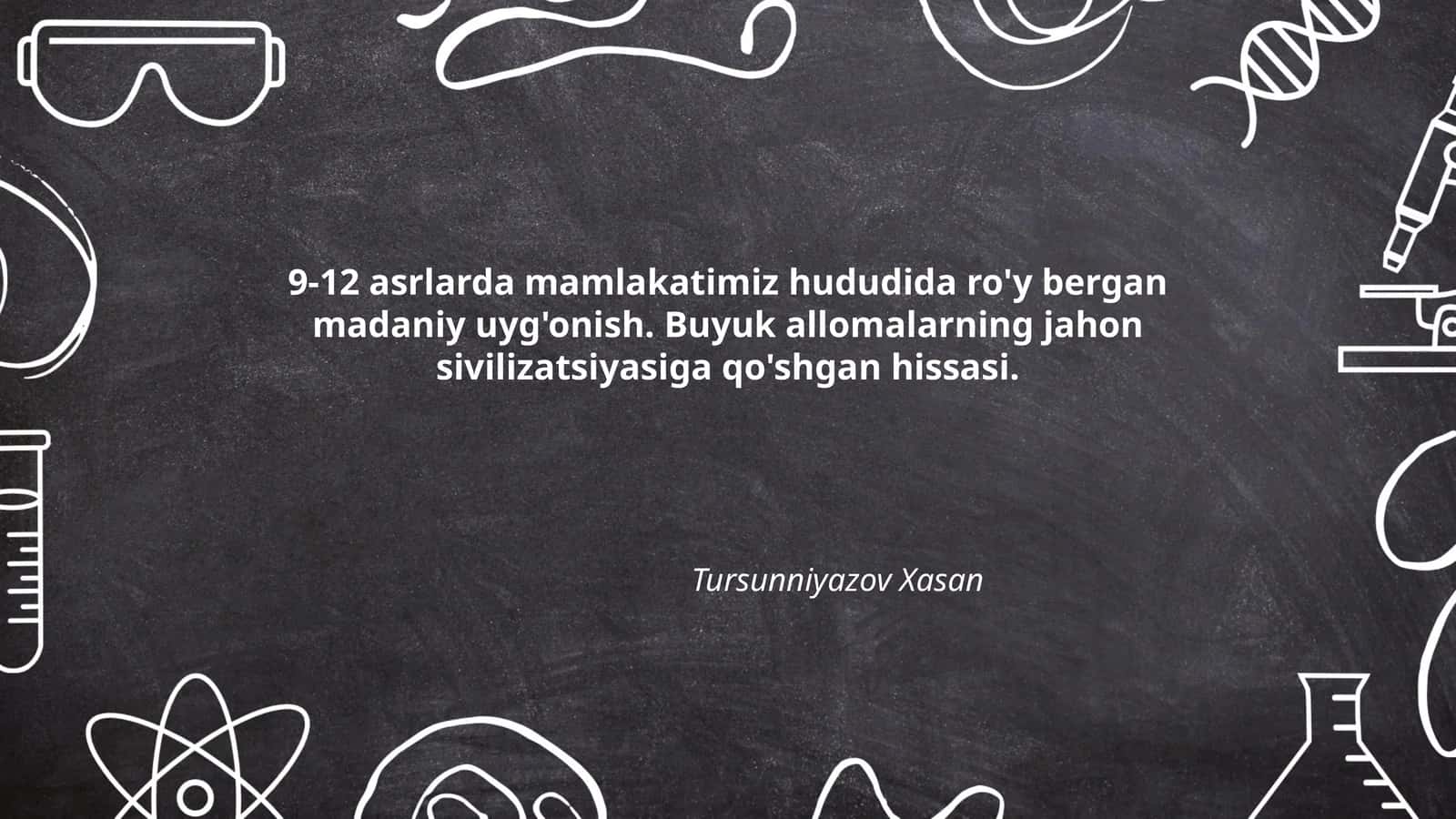 Islom sivilizatsiyasining rivojlanishi 1