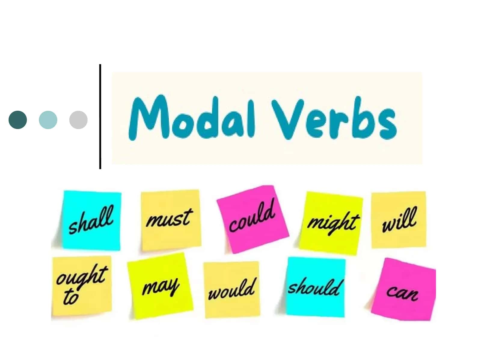What are modal verbs? 1