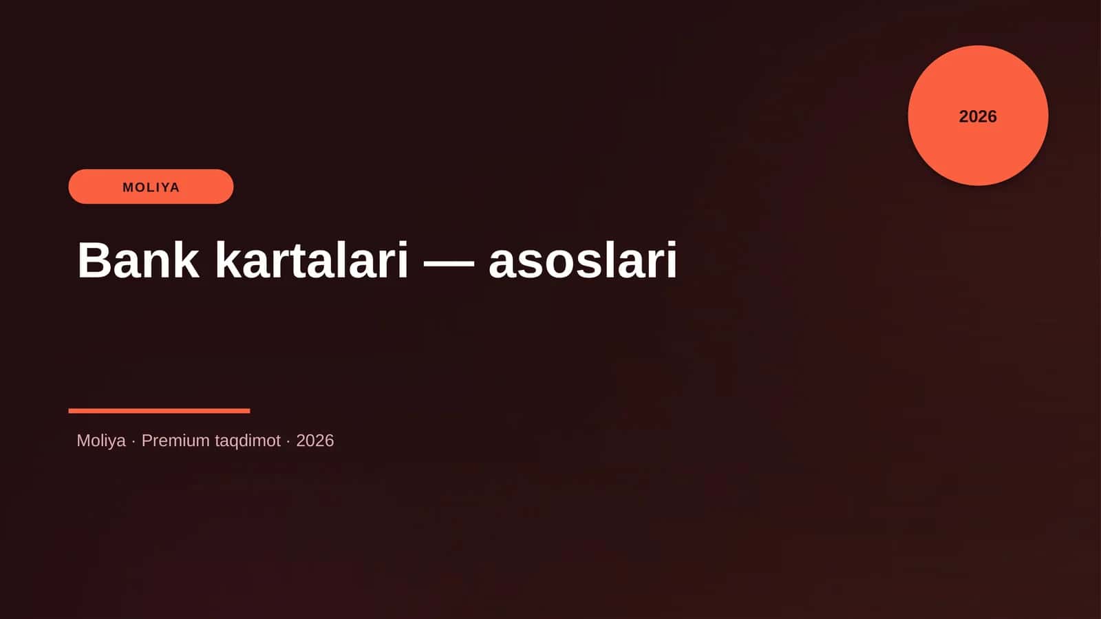 Bank kartalari — asoslari 1