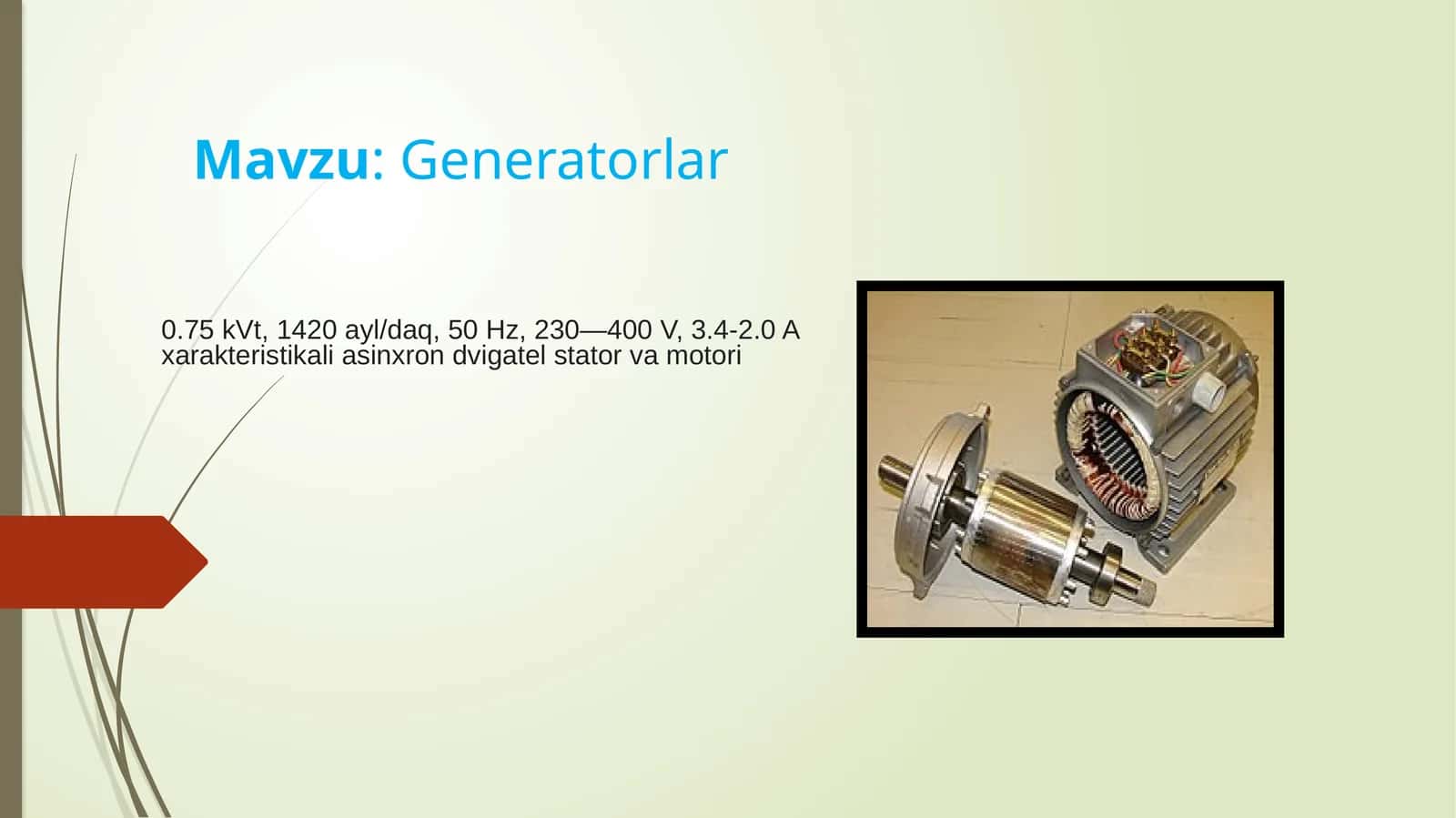 Generatorlar 1