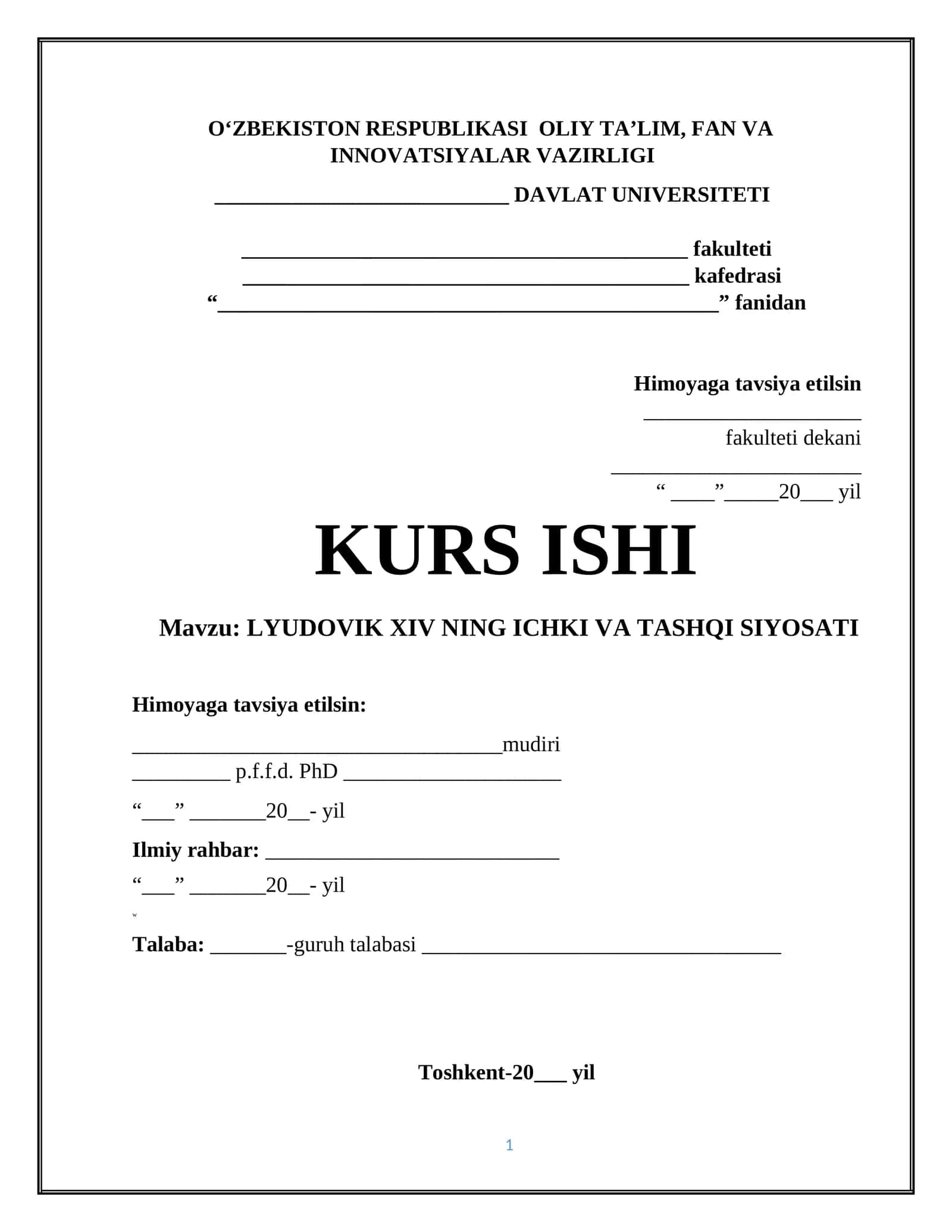 LYUDOVIK XIV NING ICHKI VA TASHQI SIYOSATI 1