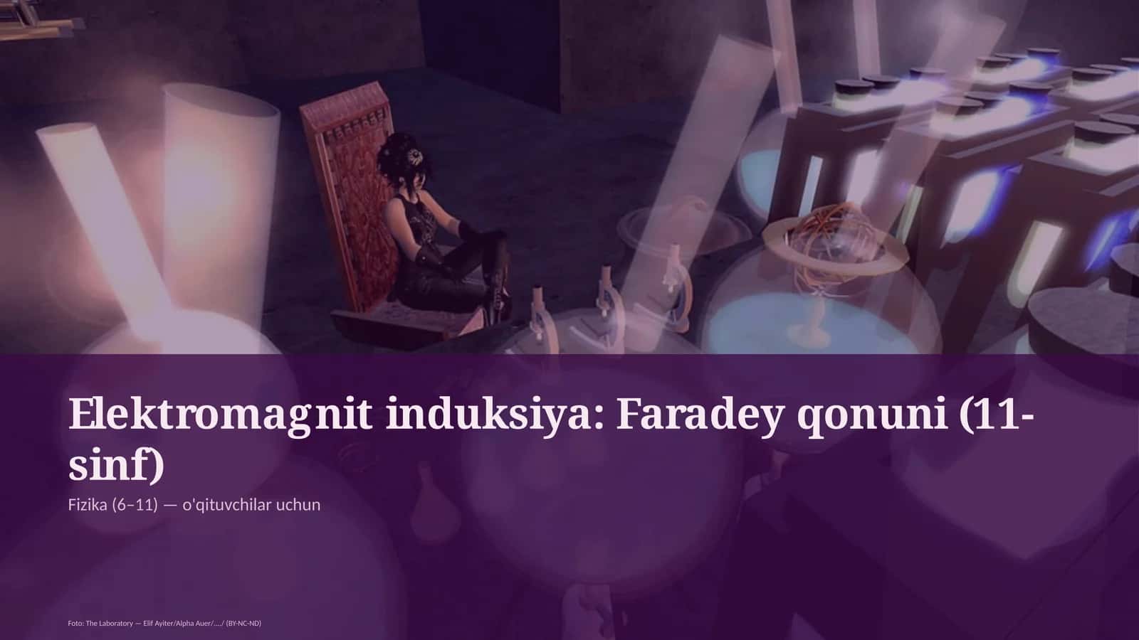 Elektromagnit induksiya: Faradey qonuni (11-sinf) 1