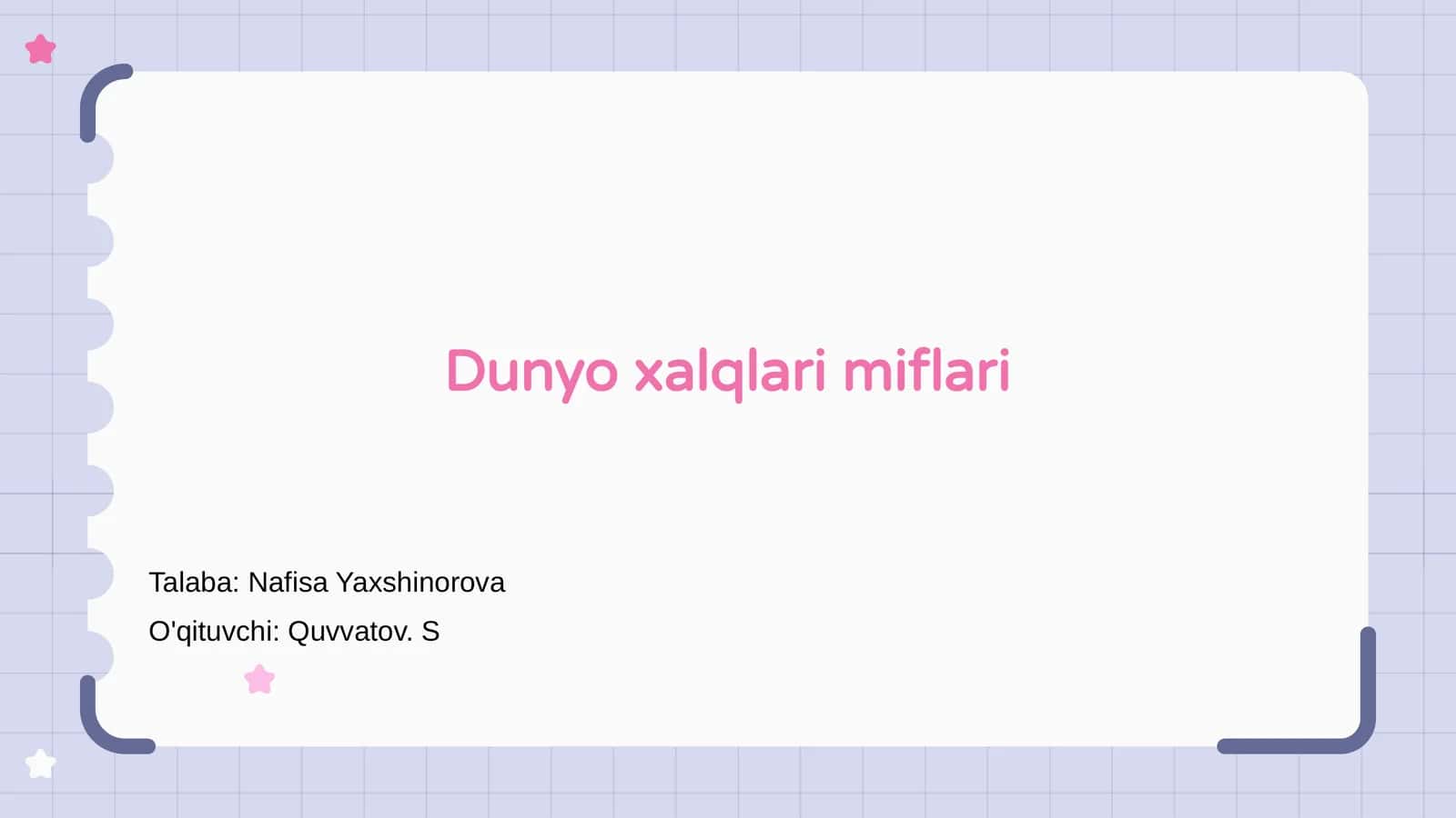 Dunyo xalqlari miflari 1