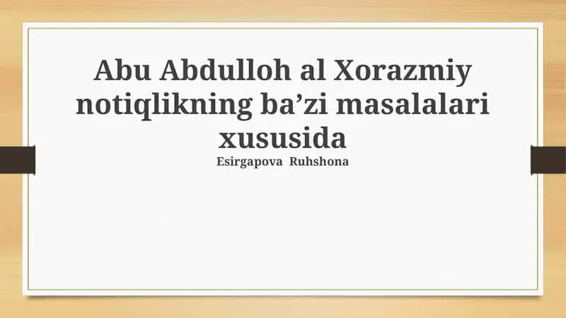 Munozara va bahs uslublari 1