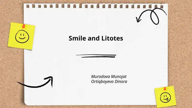 Smile and Litotes 1