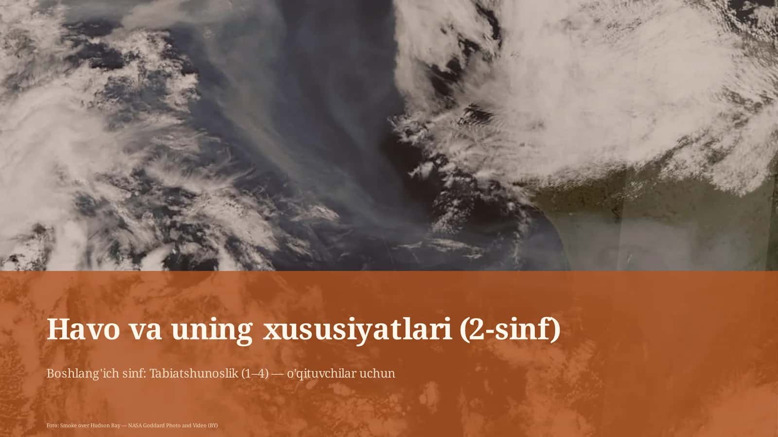 Havo va uning xususiyatlari (2-sinf) 1