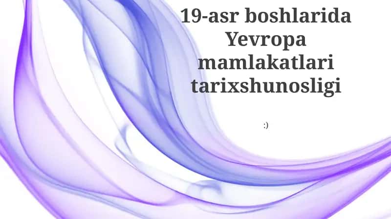 Napoleon urushlari va tarixiy rivoyat 1